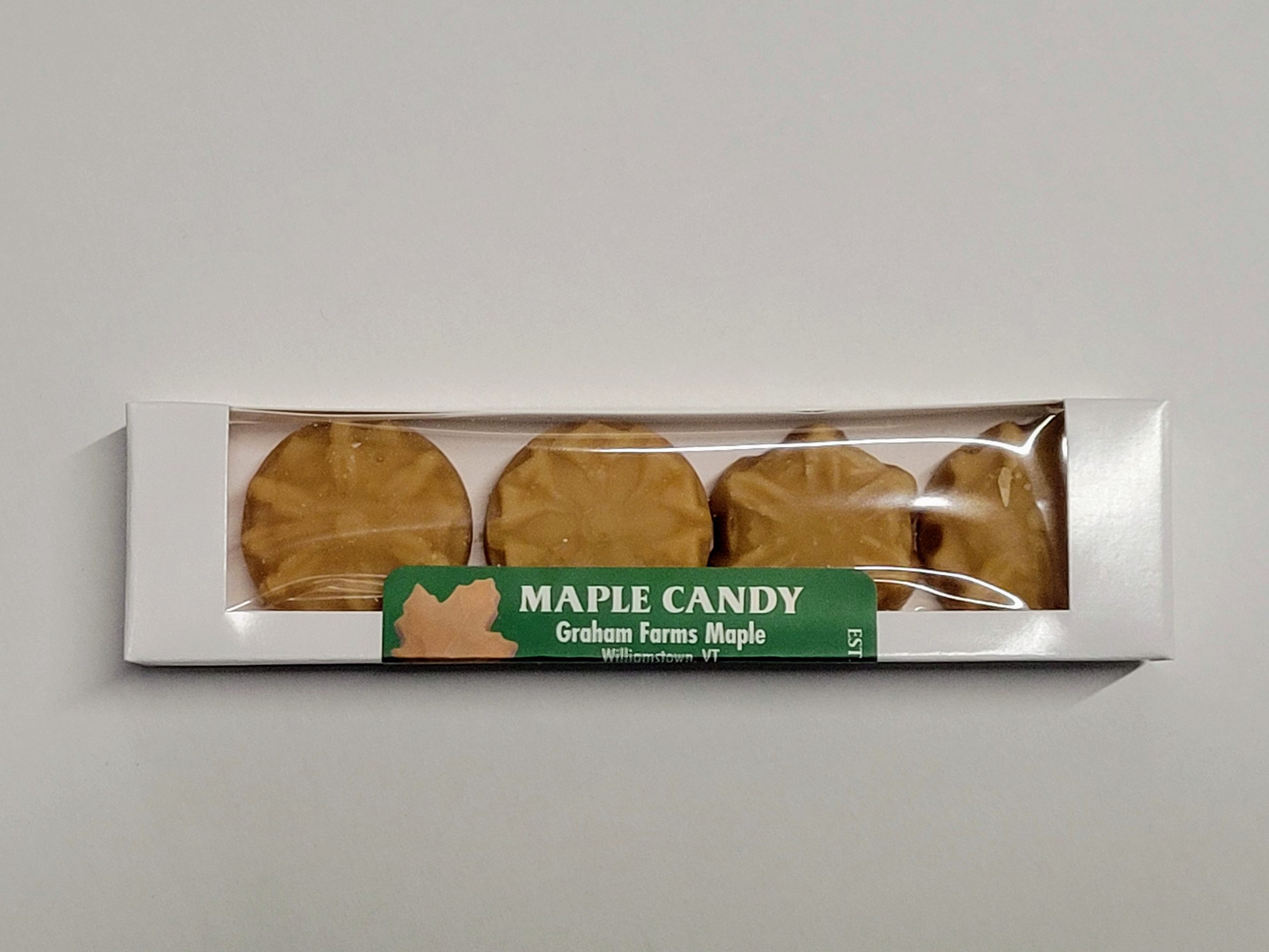 Maple Candy - 2 small holiday maple candy boxes - HOLIDAY