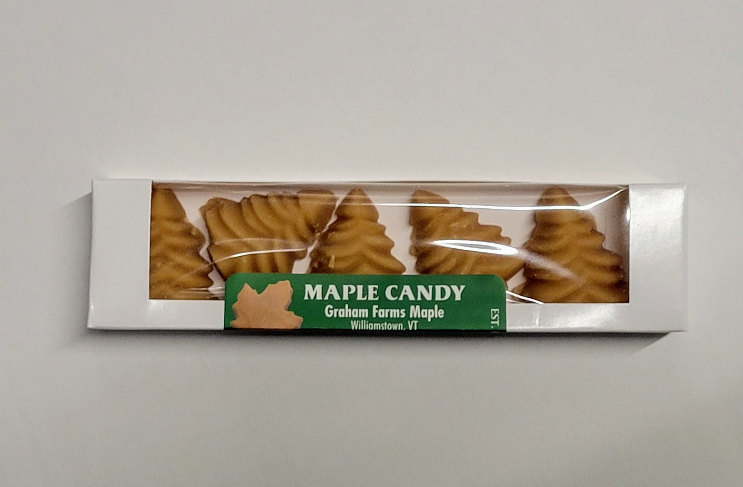 Maple Candy - 2 small holiday maple candy boxes - HOLIDAY